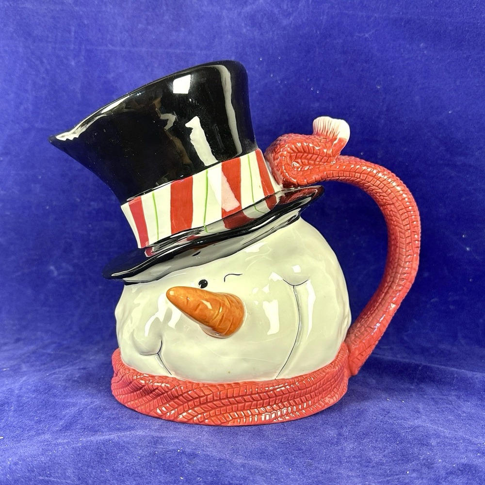 A Bella Casa By Ganz Ceramic Snowman LARGE Mug 7in